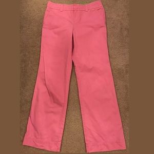 LILLY PULITZER Main Line Fit Pink Pants Preppy